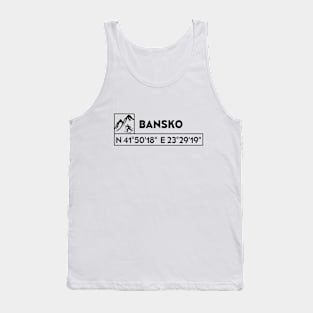 Bansko Coordinates Tank Top